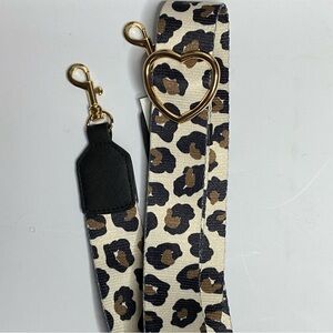 The Happy Planner Leopard Print with Gold Heart Purse Strap